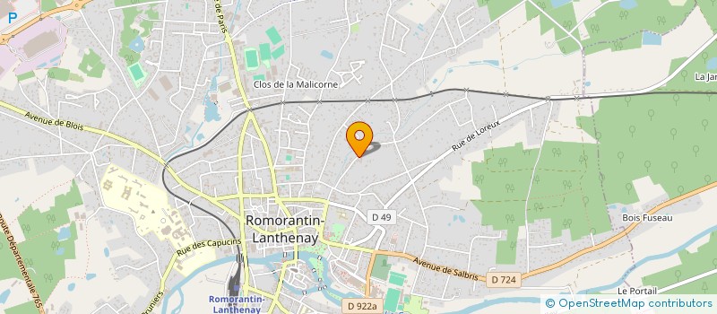 localisation de l'entreprise 3 S PAYMENT  ROMORANTIN-LANTHENAY