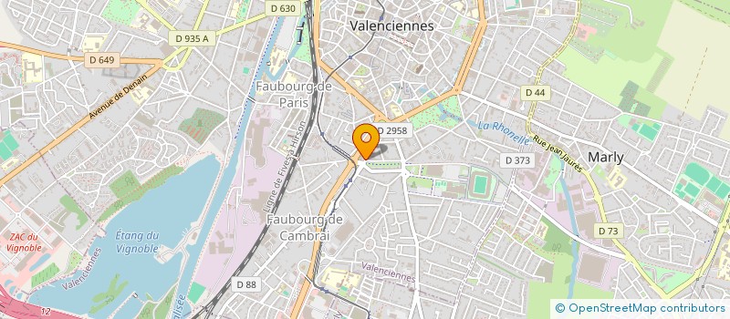localisation de l'entreprise 3 SLA à VALENCIENNES