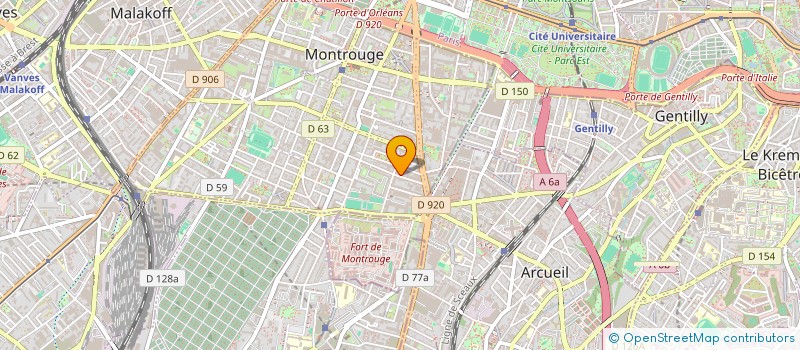 localisation de l'entreprise 3 SOLEILS COLLECTIF  MONTROUGE