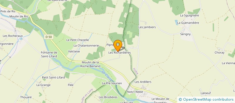 localisation de l'entreprise 3 SOLEILS DE TOURAINE à BOSSAY SUR CLAISE