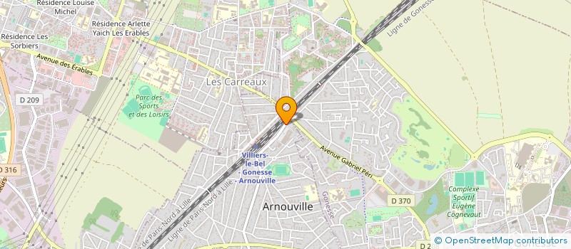 localisation de l'entreprise 3 STAR IMMO à ARNOUVILLE