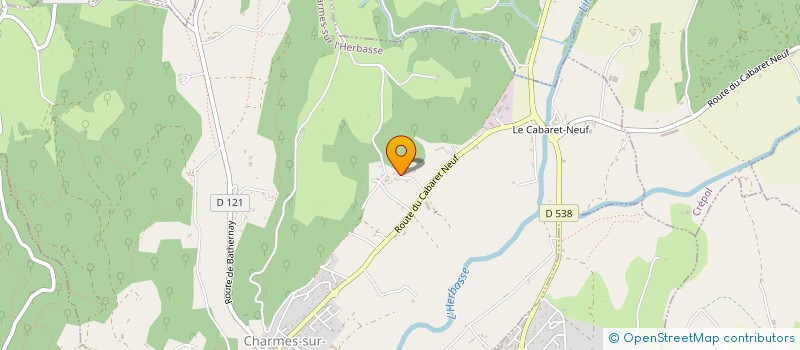 localisation de l'entreprise 3 STEPS  CHARMES-SUR-L'HERBASSE