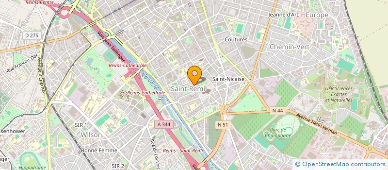 localisation de l'entreprise 3 T FRANCE à REIMS