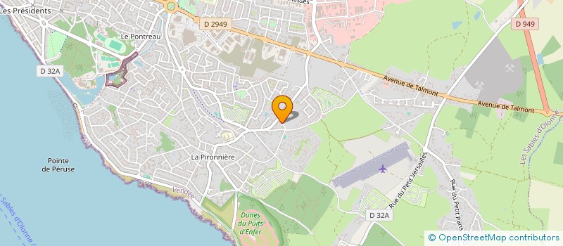 localisation de l'entreprise 3 TREKKENSAK à LES SABLES D'OLONNE