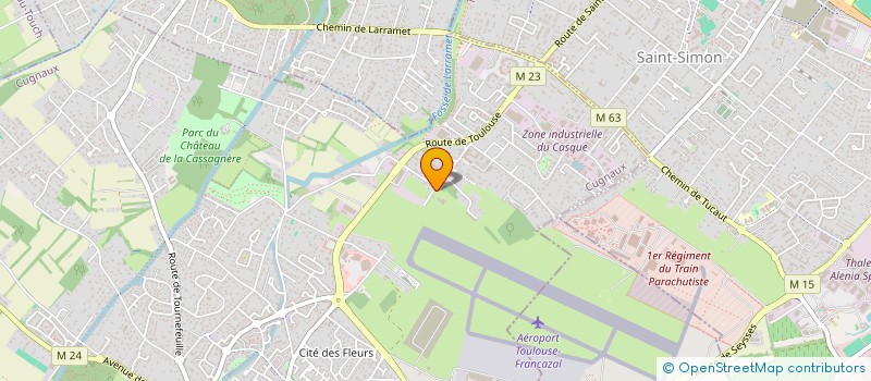 localisation de l'entreprise 3 TROUBADOURS  CUGNAUX