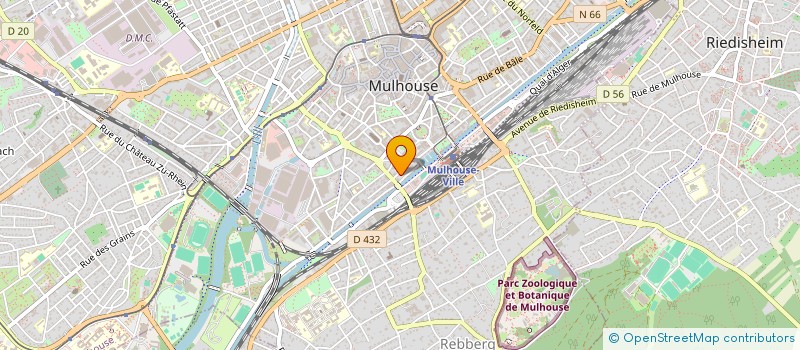localisation de l'entreprise 3 V VALEURS  MULHOUSE