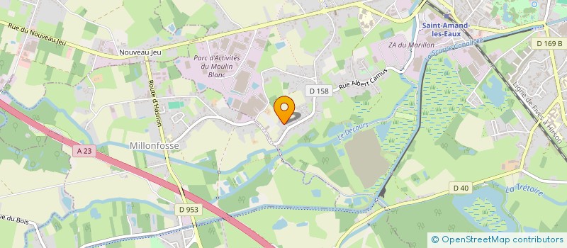 localisation de l'entreprise 3 VF  SAINT-AMAND-LES-EAUX