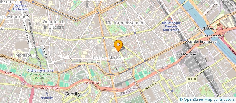 localisation de l'entreprise 3 VISTULE  PARIS