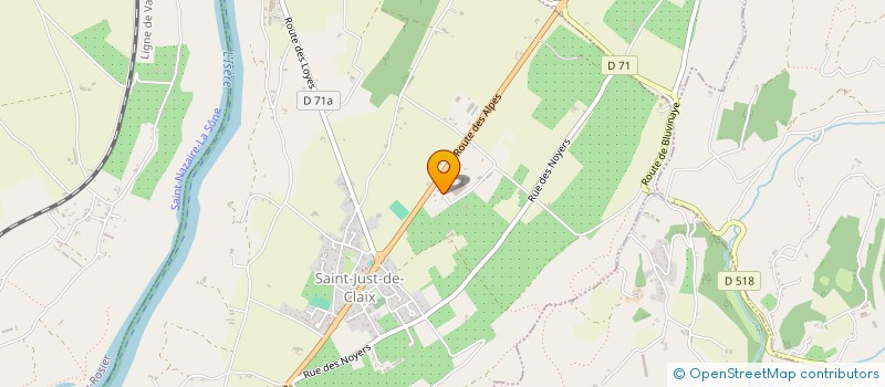 localisation de l'entreprise 3 WN  SAINT-JUST-DE-CLAIX