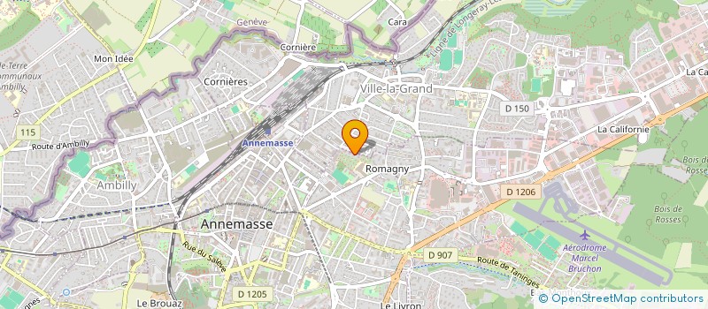 localisation de l'entreprise 3 X 1000 à ANNEMASSE