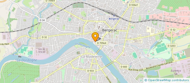 localisation de l'entreprise 3 X 8 L'AGENCE à BERGERAC