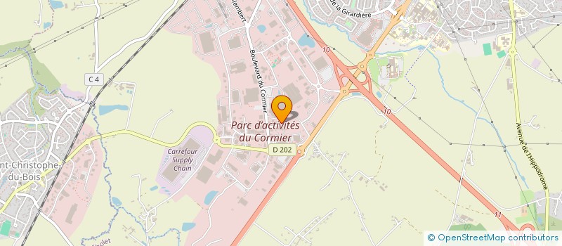 localisation de l'entreprise 3 Y à CHOLET