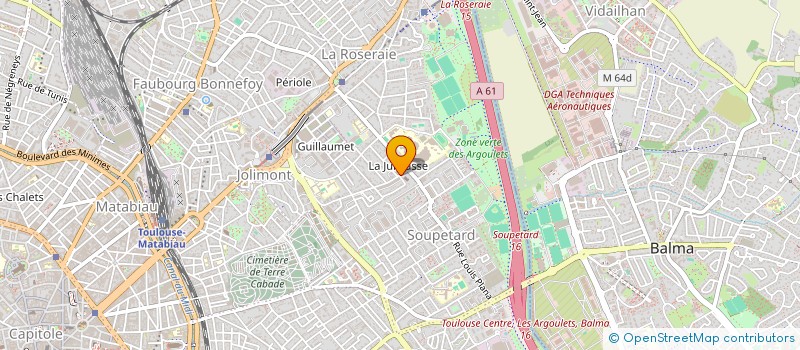 localisation de l'entreprise 3 Z'E 4 PAS DE DANSE à TOULOUSE