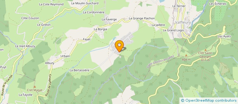 localisation de l'entreprise 30-09  SAINT-CHRISTO-EN-JAREZ