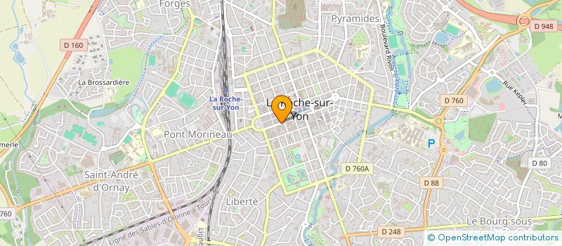 localisation de l'entreprise 30 A L'ONGLE à LA ROCHE-SUR-YON