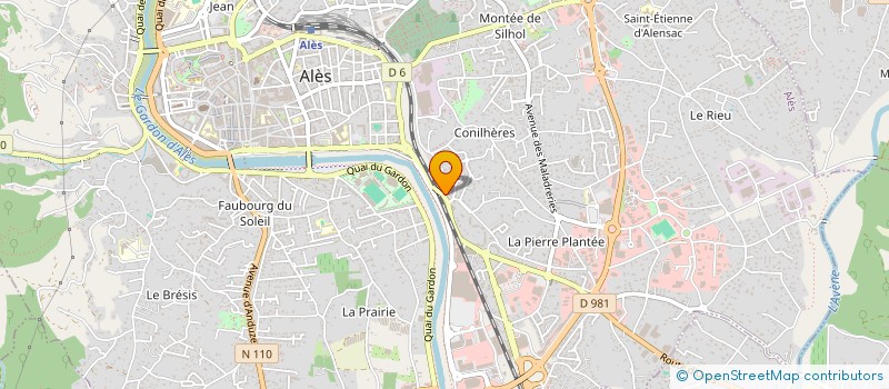 localisation de l'entreprise 30 BRUN CHRONO à ALES