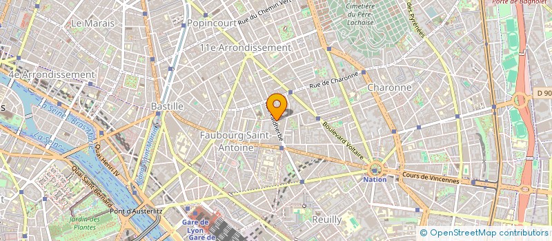 localisation de l'entreprise 30 FAIDHERBE  PARIS