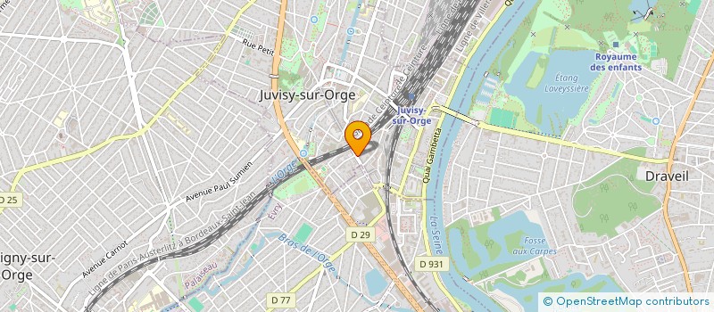 localisation de l'entreprise 30 PASTEUR  JUVISY-SUR-ORGE