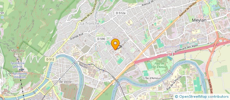 localisation de l'entreprise 300 ANS ABBE DE L'EPEE - GRENOBLE à LA TRONCHE