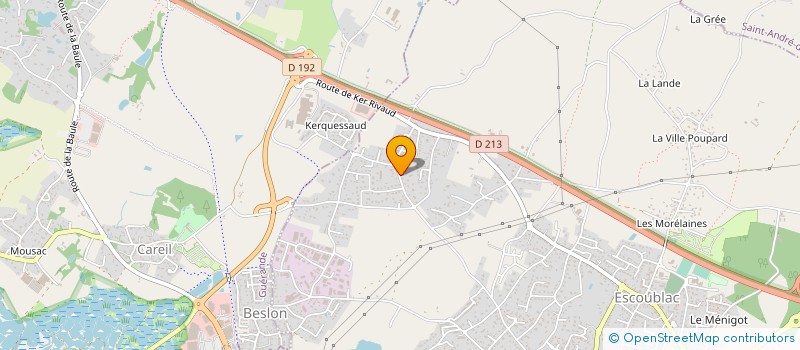 localisation de l'entreprise 301 457 701  à LA BAULE-ESCOUBLAC