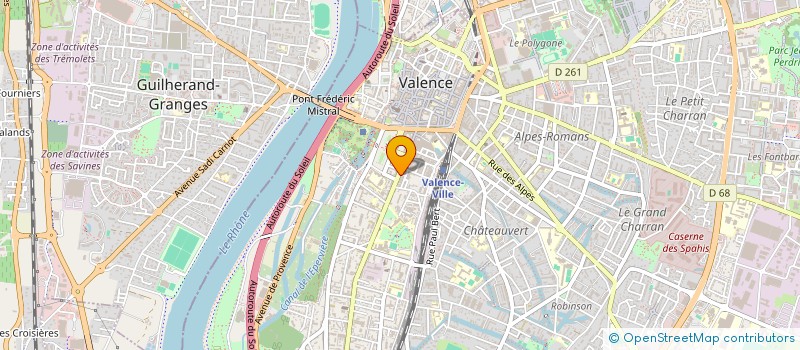 localisation de l'entreprise 301 817 664 à VALENCE