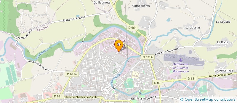 localisation de l'entreprise 301 889 705  à GRAULHET