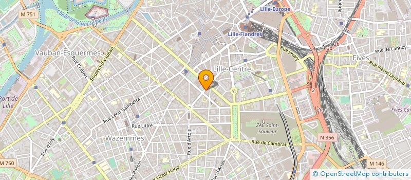 localisation de l'entreprise 302 087 713 à LILLE