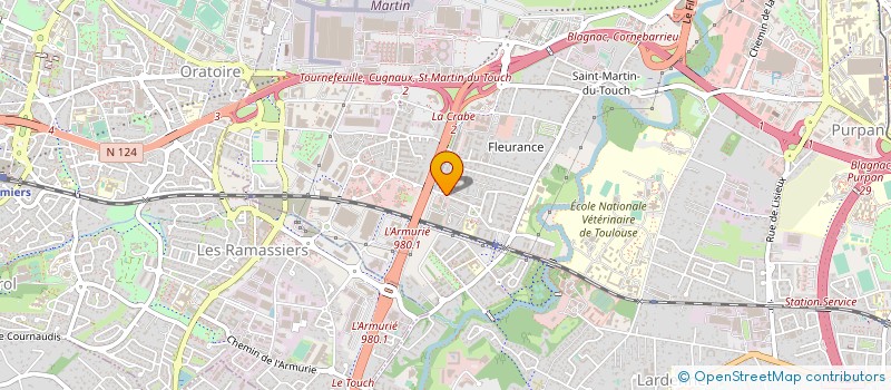 localisation de l'entreprise 303 549 950 à TOULOUSE