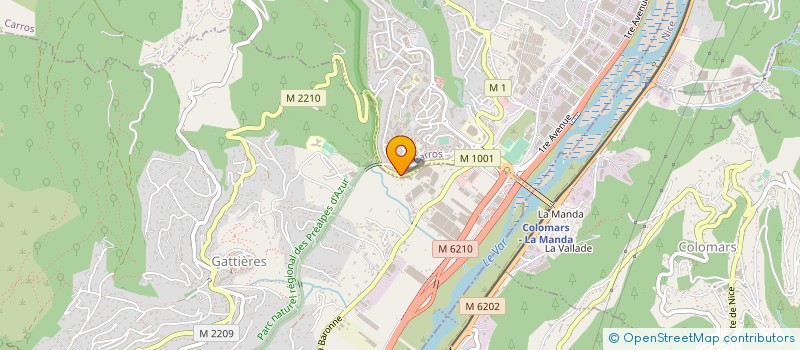 localisation de l'entreprise 305 295 958   GATTIERES