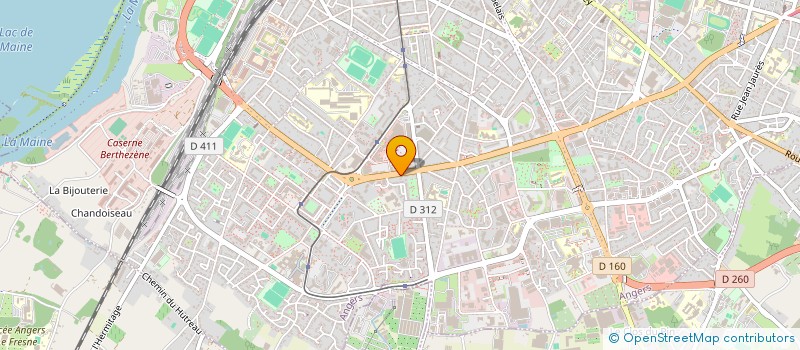 localisation de l'entreprise 305 RECORDS à ANGERS