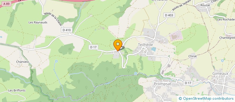localisation de l'entreprise 306 637 851 à TEILHEDE