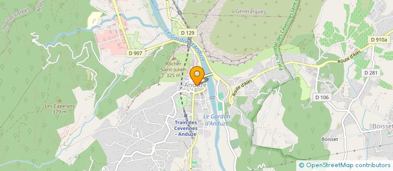 localisation de l'entreprise 306 702 416   ANDUZE