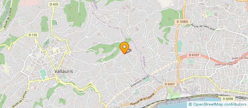 localisation de l'entreprise 306 864 430 à VALLAURIS