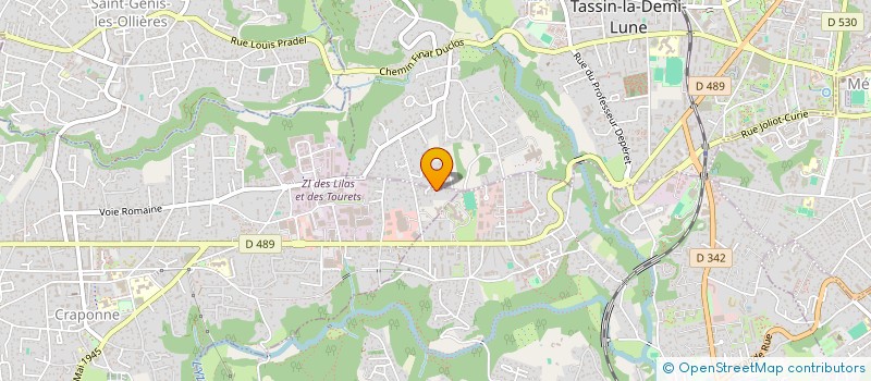 localisation de l'entreprise 307 064 378   CRAPONNE