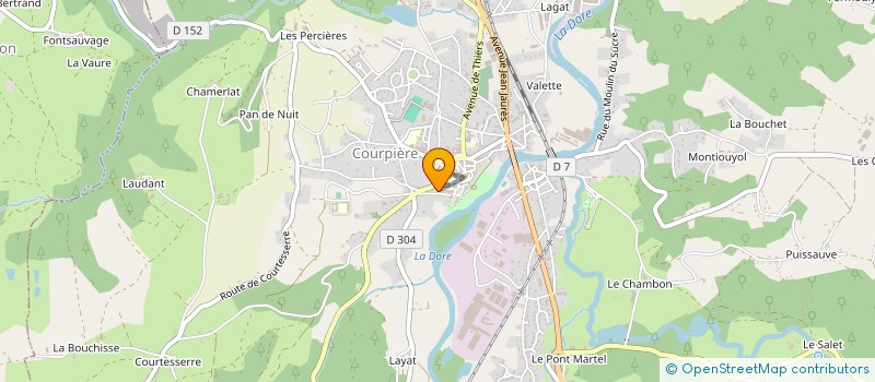 localisation de l'entreprise 307 308 825  à COURPIERE