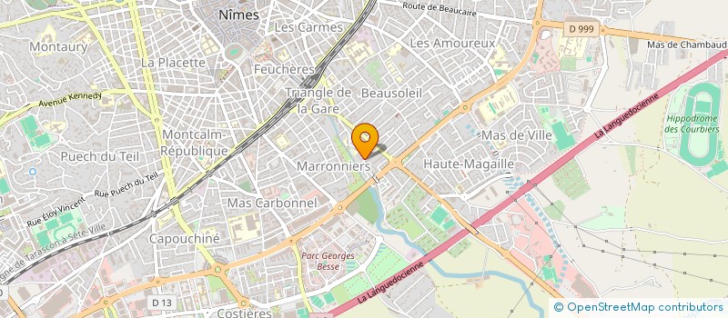 localisation de l'entreprise 307 598 276   NIMES