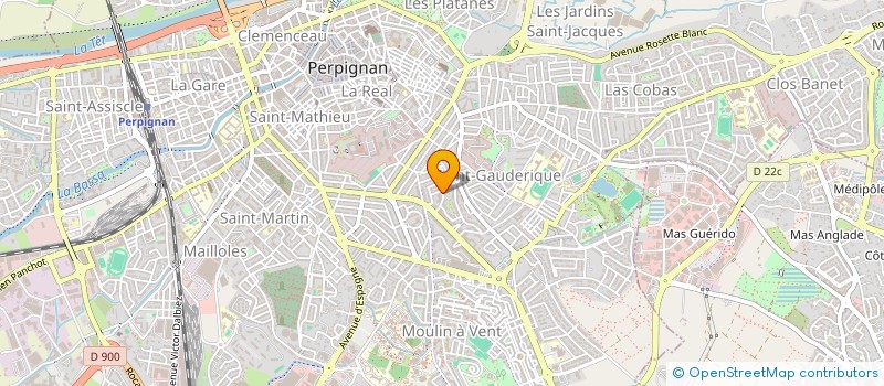 localisation de l'entreprise 308 415 983   PERPIGNAN