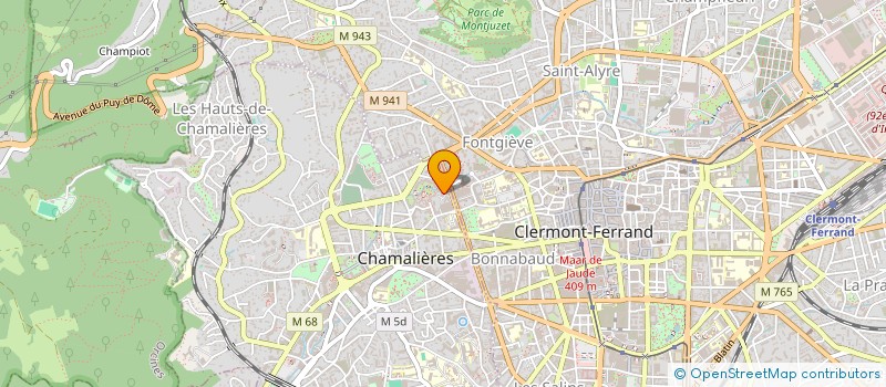 localisation de l'entreprise 309 427 904   CLERMONT-FERRAND