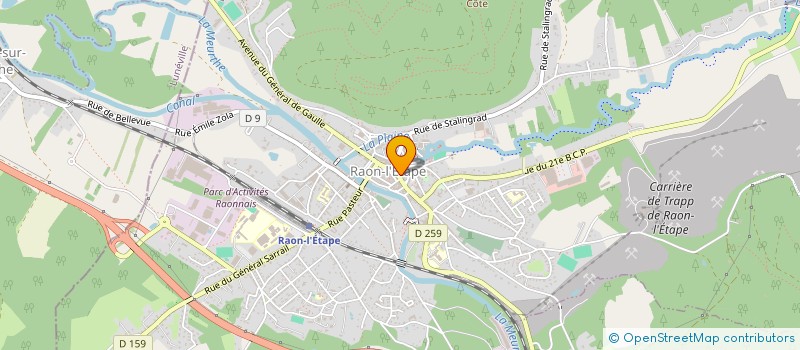 localisation de l'entreprise 309 899 326   RAON-L'ETAPE