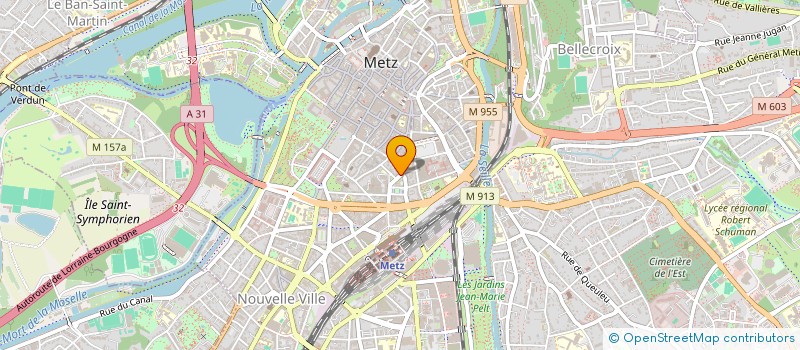 localisation de l'entreprise 31 AF  METZ