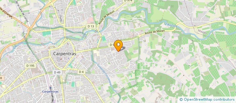 localisation de l'entreprise 31 AOUT  CARPENTRAS