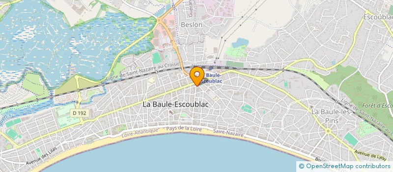 localisation de l'entreprise 31 POINT 10 à LA BAULE-ESCOUBLAC