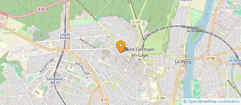 localisation de l'entreprise 31 RUE DE POISSY  SAINT-GERMAIN-EN-LAYE