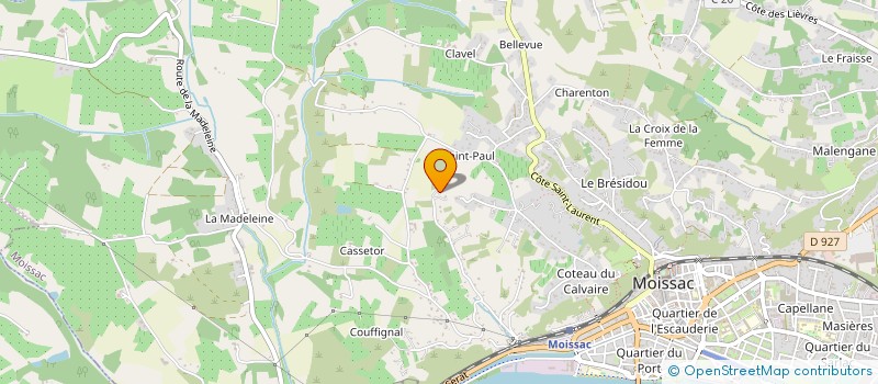 localisation de l'entreprise 310 301 262   MOISSAC