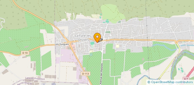 localisation de l'entreprise 310 560 347   LA FARE-LES-OLIVIERS