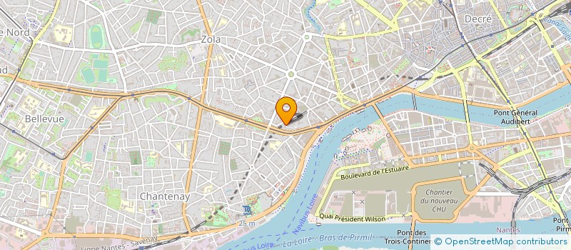 localisation de l'entreprise 310 736 509 à NANTES