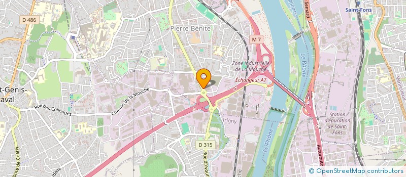 localisation de l'entreprise 310 A TABLE  OULLINS-PIERRE-BENITE