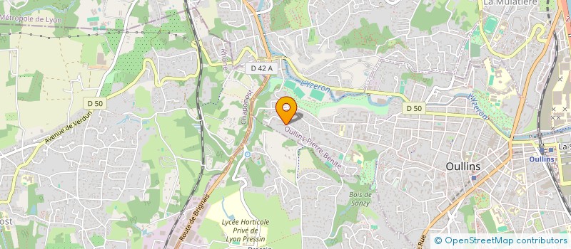 localisation de l'entreprise 311 186 340   OULLINS-PIERRE-BENITE