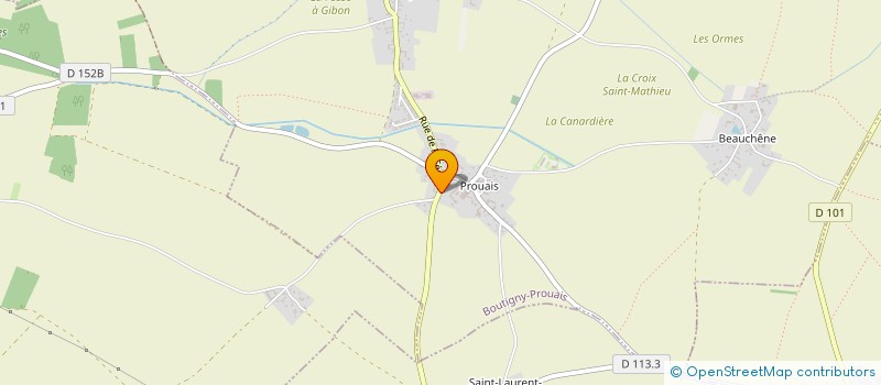 localisation de l'entreprise 311 863 187 à BOUTIGNY-PROUAIS