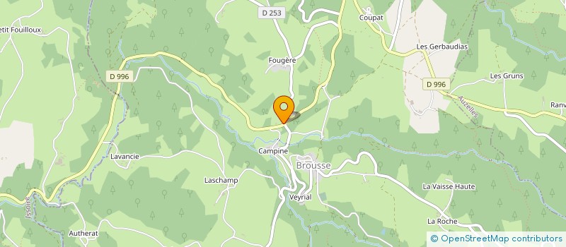 localisation de l'entreprise 311 972 178   BROUSSE